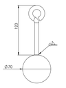 Grip Training Sphere S KIT - Ball 70mm