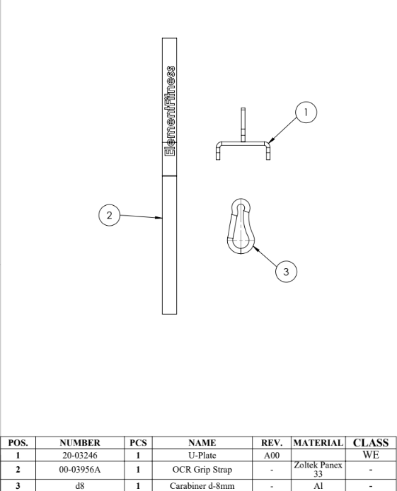 OCR trainer - pinch grip KIT