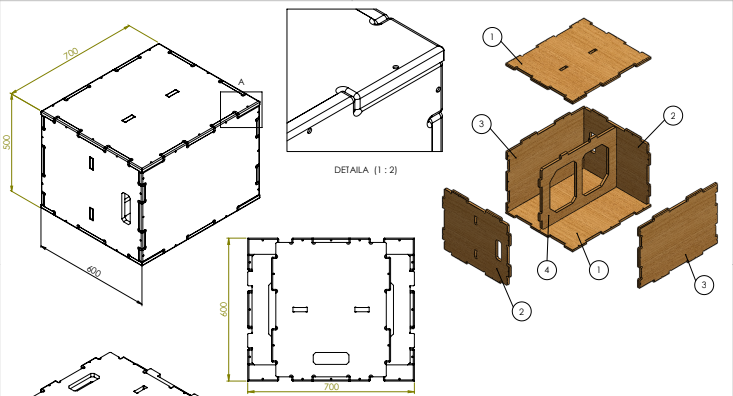 Wooden Plyo Box Technical Sheet