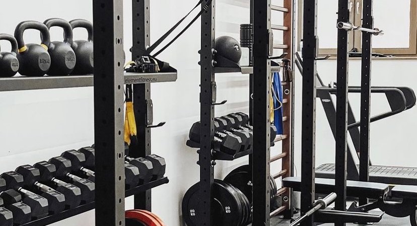 Double dumbbell storage rack