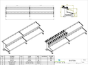 Double dumbbell storage technical sheet rack