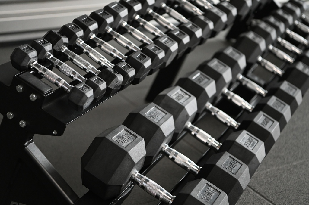 Lean and Low Dumbbell Storage Rack