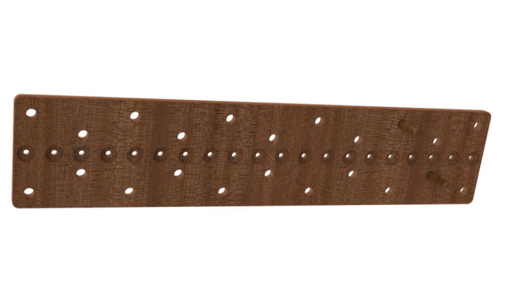 Wooden peg board 1.6m